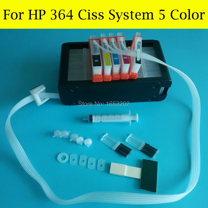 Новейшая пустая система СНПЧ для HP 364XL с чипом автосброса 364 и остановкой резки