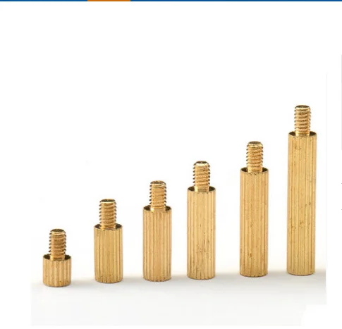 Одноголовый шестигранный медный цилиндр M2 латунные столбы H59 разделительный