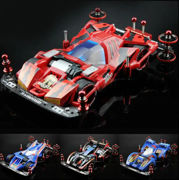 BROCKEN GIGANT/strento VECTOR/GUN BLUSTER XTO DD Mini 4WD Автомобильная модель FM шасси|Детали и аксессуары|