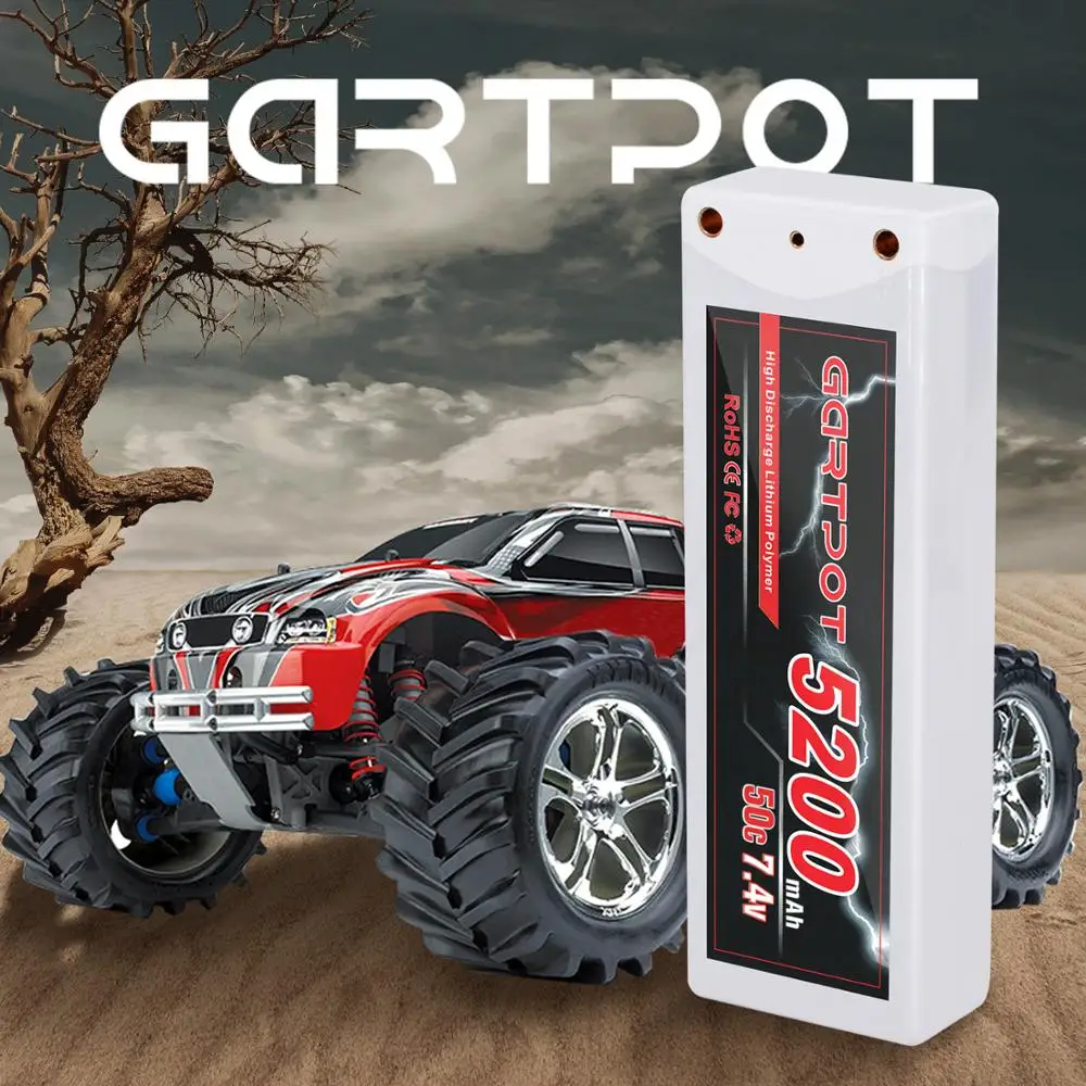 Аккумулятор для дрона GARTPOT 7 4 В 5200 мАч 2S Lipo зарядное устройство 50C с разъемом Deans T