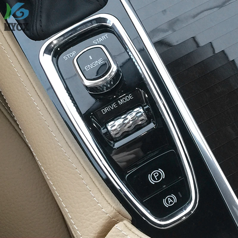 

Центральная консоль автомобильный подлокотник шестеренка BrakeHand рамка декоративная крышка хромированный ABS для Volvo XC90 S90 V90 2016-2018