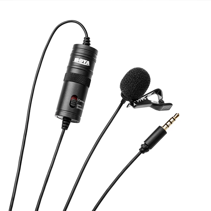 Lavalier конденсаторный микрофон Аудио Видео рекордер для iPhone смартфона Canon Nikon DSLR