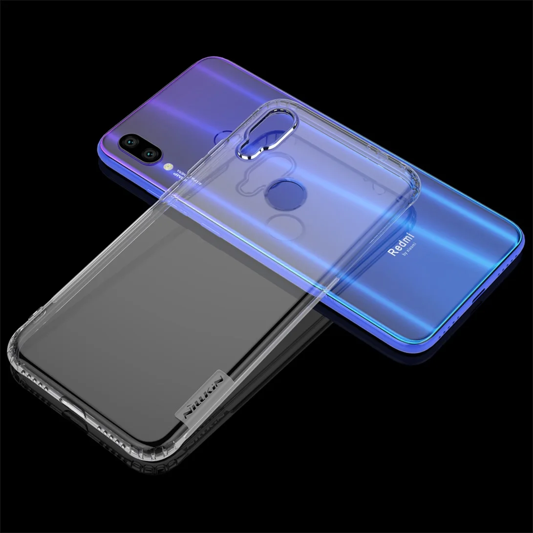 Xiaomi Redmi Note 7 Чехол 7S чехол Nillkin природа прозрачный мягкий кремний ТПУ протектор для