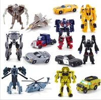 7pcs set transformation kids classic robot cars toys for children action toy figures free shipping