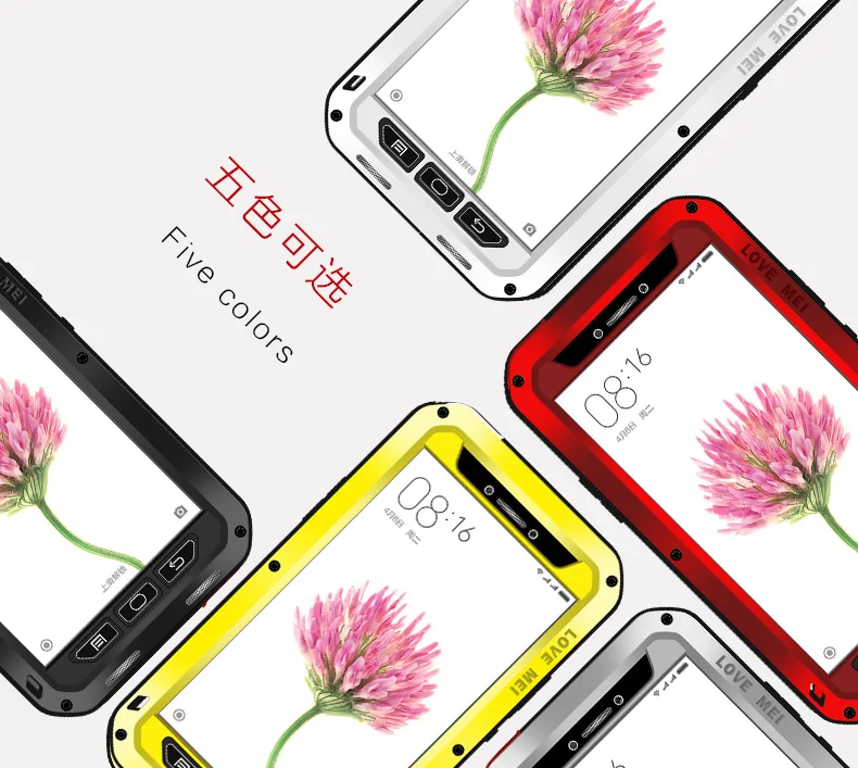Металлические алюминиевые Чехлы LOVE MEI для Xiaomi Max 6 44 &quot противоударные