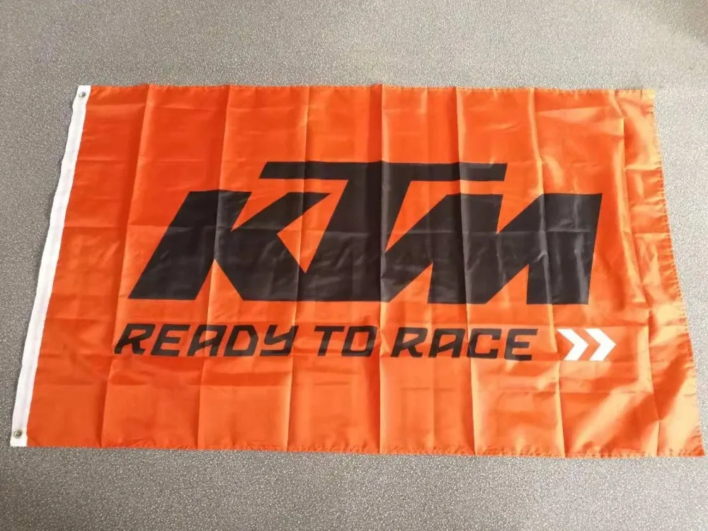 Коллекция 90*150 см ktm Гоночный флаг для украшения