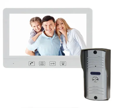 1monitor N 1camera Новое поступление ZHUDELE роскошный 10,1 дюймовый видеодомофон для домашней безопасности, домофон, дверной звонок, дополнительная камера видеонаблюдения, HD IR камера - Цвет: 1monitor N 1camera