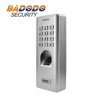 1000 users waterproof metal standalone access control fingerprint reader scanner with keypad for outdoorno rfid function