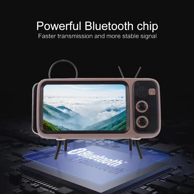 PTH800 Ретро беспроводной Bluetooth динамик домашний телевизор мобильный телефон
