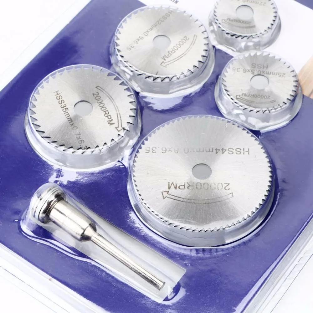 Мини циркулярная пила из быстрорежущей стали 6 шт./компл.|cutting disc for drill|saw blade cutting