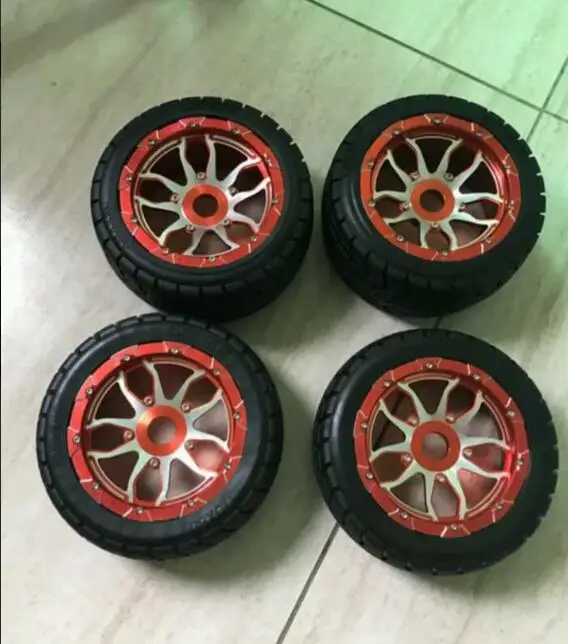 Baja 5b cnc сплав обода и один дорожные колеса с гайкой | Игрушки хобби