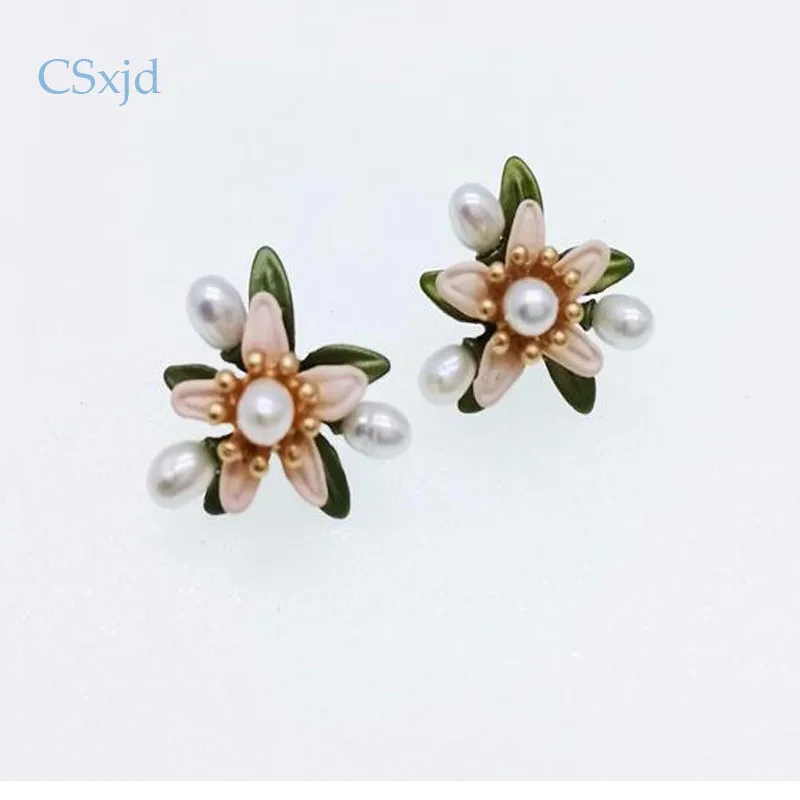 CSxjd Новая натуральная Половина Жемчуг с отверстиями Винтажная брошь ювелирные
