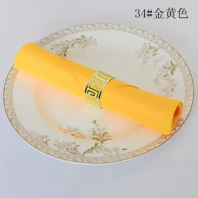 Тканевые салфетки в форме рта простые для отеля ресторана чистая красная белая