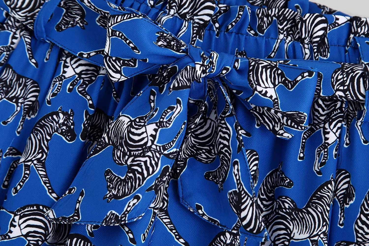 Увядшие комплект из двух предметов английский стиль принт под зебру blusas kimono футболки и шорты-шаровары конъюнкт де mujer спортивный костюм для женщин