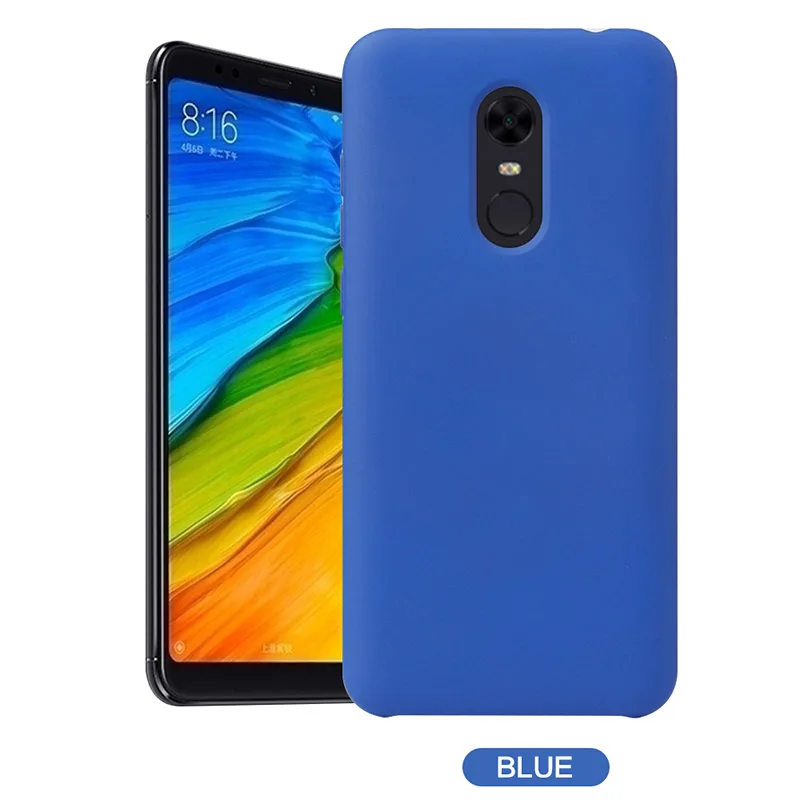 Официальный оригинальный силиконовый чехол для xiaomi redmi 5 plus чехлы из ТПУ задней