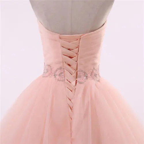 ANGELSBRIDEP Бальные платья для 15 лет платье Quinceanera 2021 сексуальные розовые тюлевые до