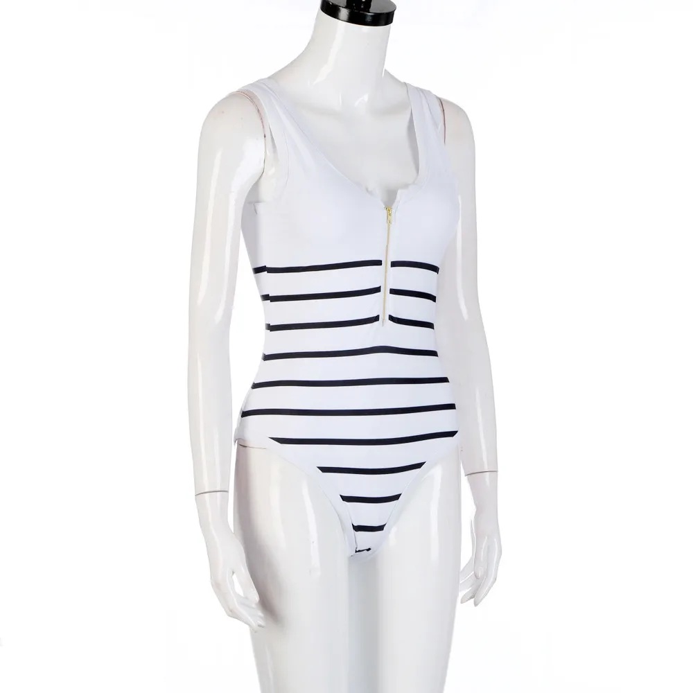 Красивые новые для женщин V образным вырезом бикини Монокини купальник