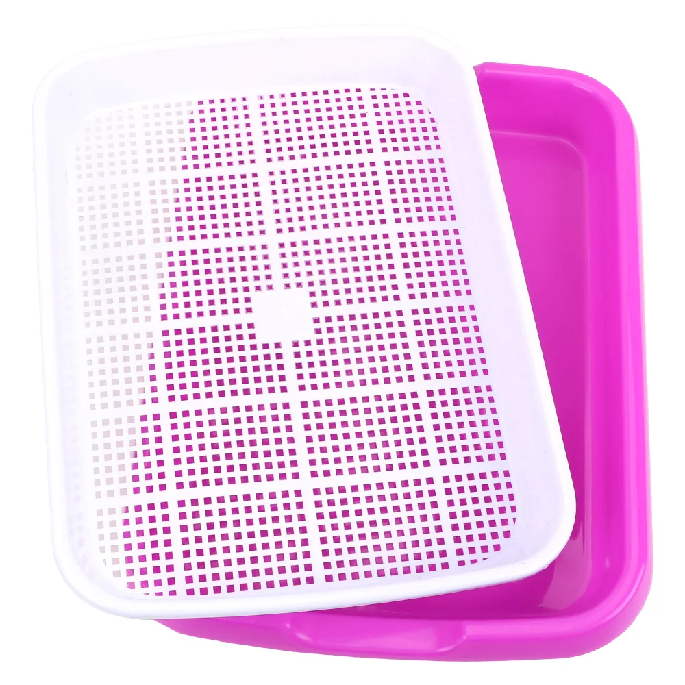 HILIFE 1 Набор Выращивание овощей рассады двухслойный лоток для растений Гидропоника поднос для рассады пластиковый лоток-питомник