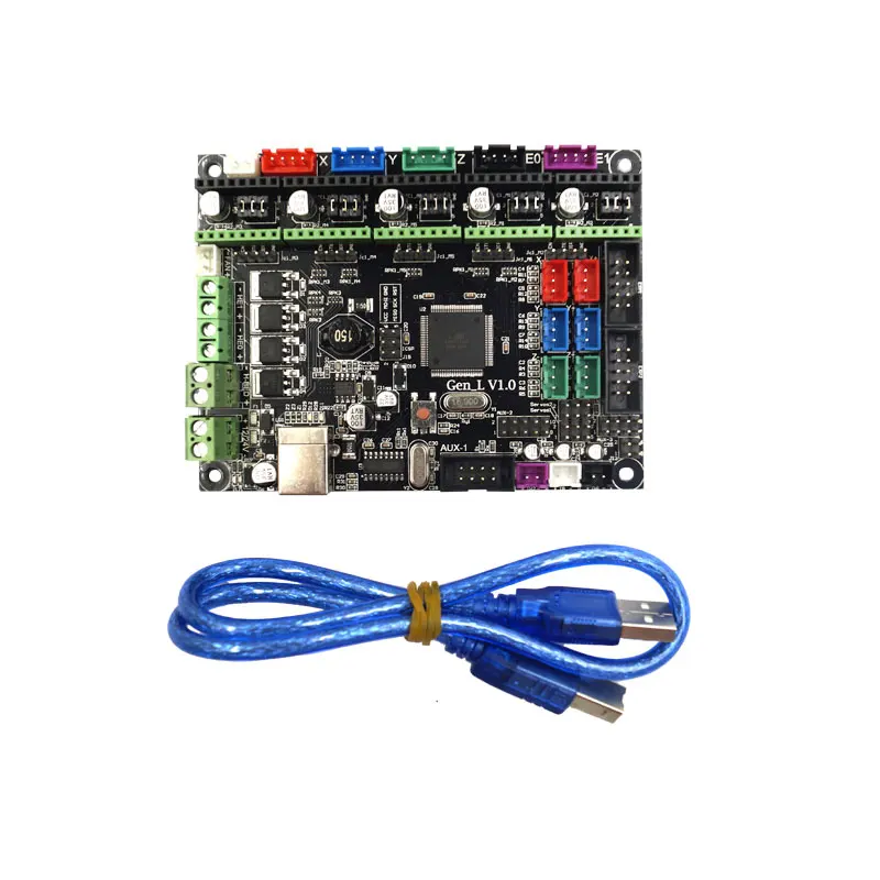 Gen-L V1.0 интегрированная материнская плата Gen L v1.0 совместима с Ramps1.4/Mega2560 R3 для 3d принтера TEVO Tarantula& Tornado