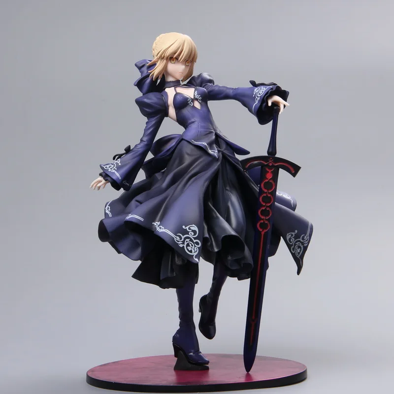 Персонажи Fate/stay Night, красные, черные свадебные платья, фигурка саблей, модель fate apocripha, статуэтка FO30 - Цвет: a