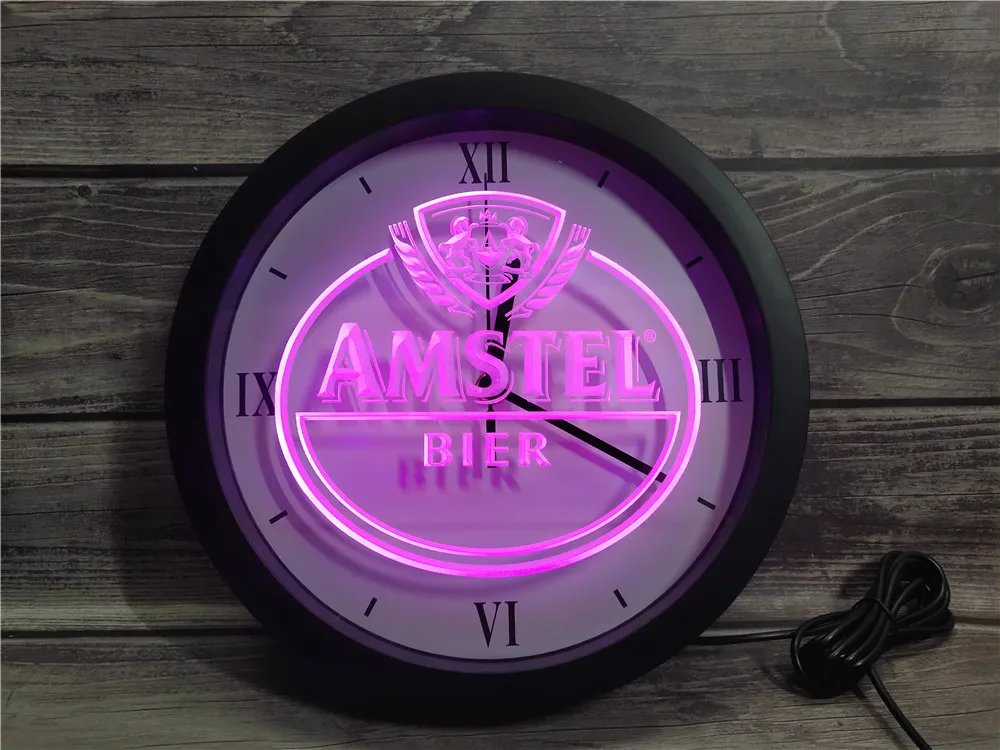 0A024 Amstel пивной бар приложение RGB 5050 светодиодный неоновый светильник знаки