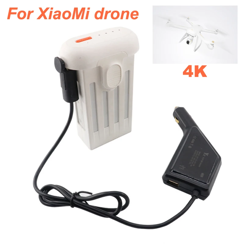 Автомобильное зарядное устройство для дрона Xiao mi 4K с usb-портом смартфона планшет
