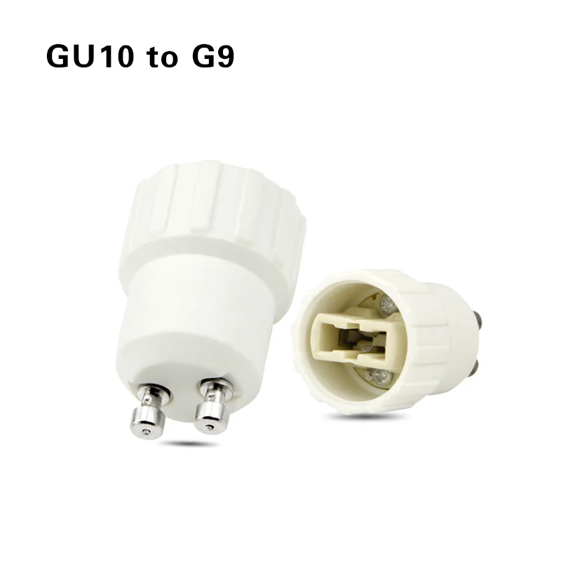 GU10 TO G9 1 шт., E27, E14, GU10, G9, E12, B22, цоколь, держатель для лампы для обоюдного преобразования, адаптер для конвертера, патроны, светодиодный светильник для кукурузной лампы - Цвет: GU10 TO G9