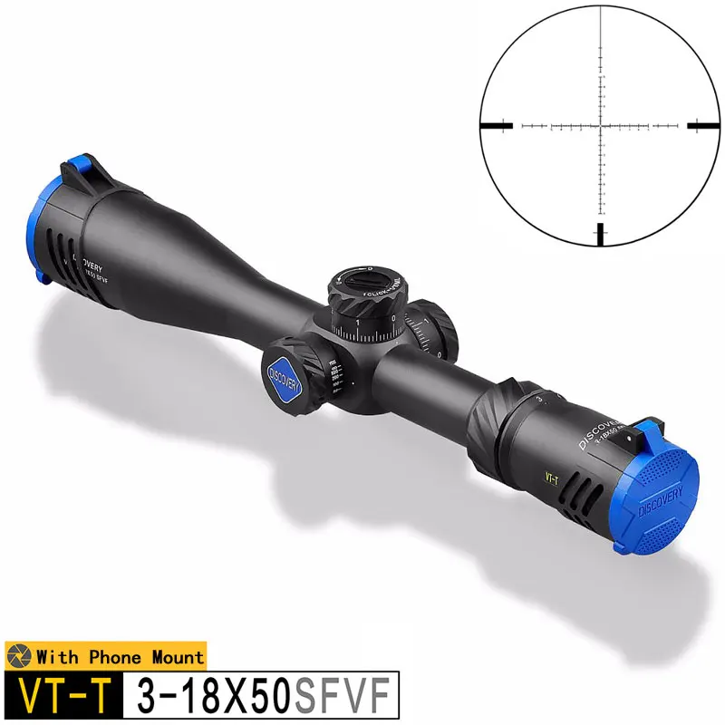 

DISCOVERY VT-T 3-18X50 SFVF FFP hunting scope First Focal Plane Tactical Shooting Riflescope Side Parallax Glass Etched Reticle