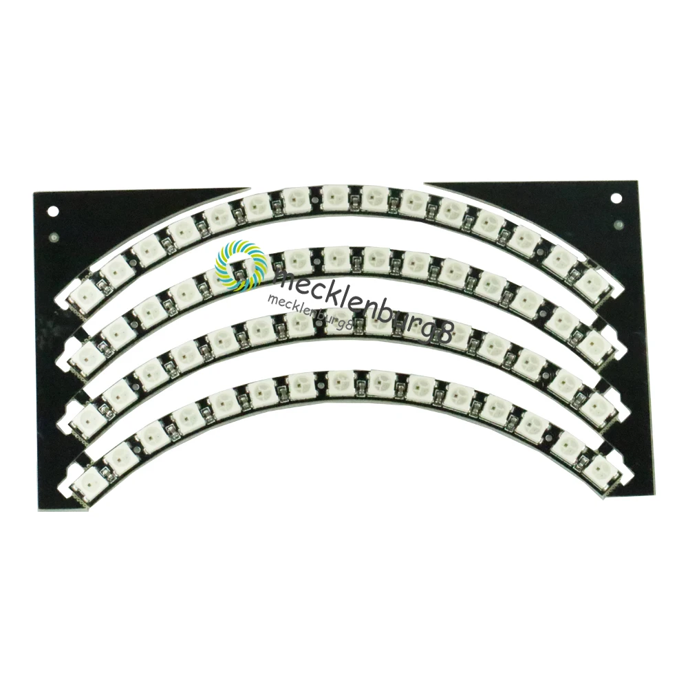 Кольцо настенные часы 60 супер яркий WS2812 5050 RGB LED панель лампа для Arduino | Электроника