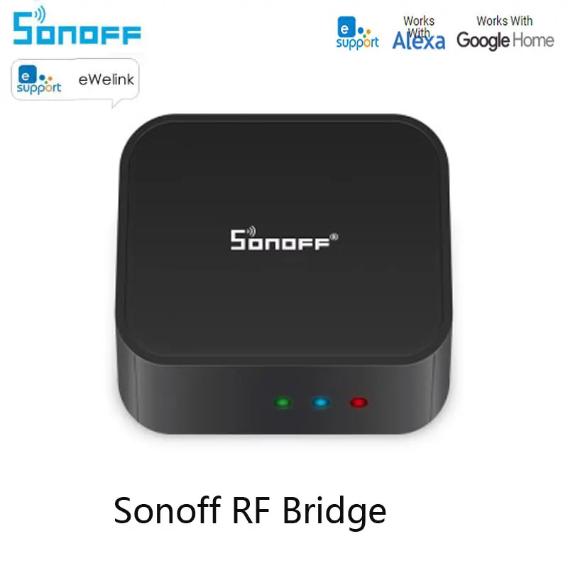 Работает с Alexa Google HomeSonoff РЧ мостом 433 МГц WIFI беспроводной преобразователь сигнала