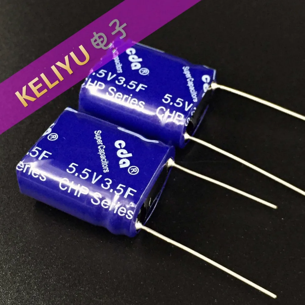 10 шт. 5.5V3.5F Суперконденсатор 5.5V3F 21*10*21 Фарад конденсатор|Запасные части| |