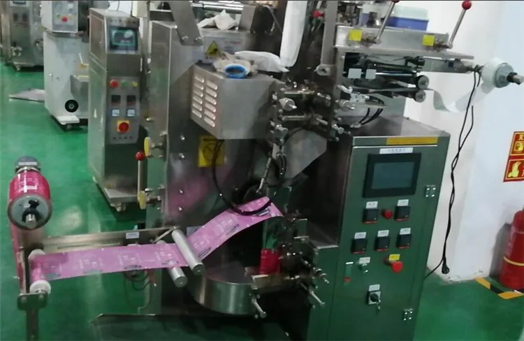 Фотопластиковый фильтр зеленые чайные пакеты гранулы упаковочная машина с