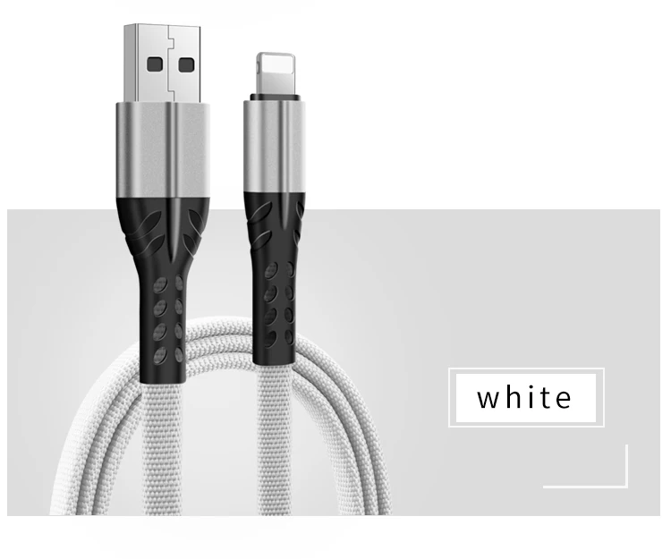 NOHON USB кабель для iPhone Xs Max Xr X iPad iPod 8 7 6 6s Plus 8pin Быстрая зарядка нейлоновый шнур Синхронизация данных кабели для зарядного устройства USB