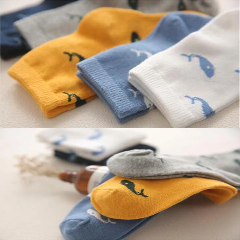 Детские Носки с рисунком рыбок на возраст 1 9 лет|children socks|boys sockssocks 5 |