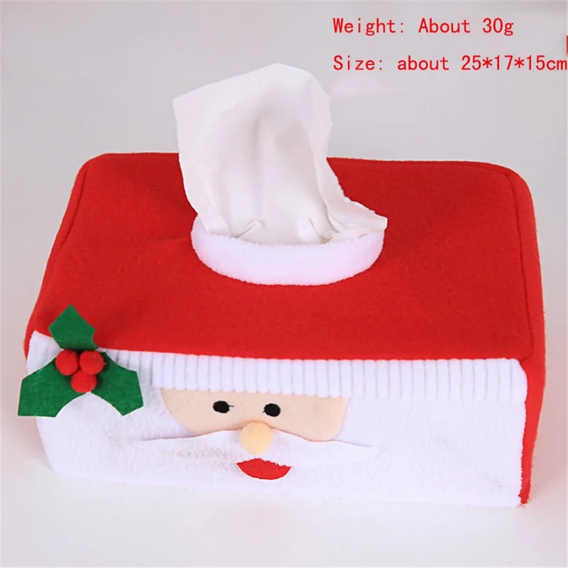 Hoomall 1PC Christmas Decorations Snowman Gifts Home Dinner Party Table Decors Santa Claus Cartoon Xmas Ornaments |