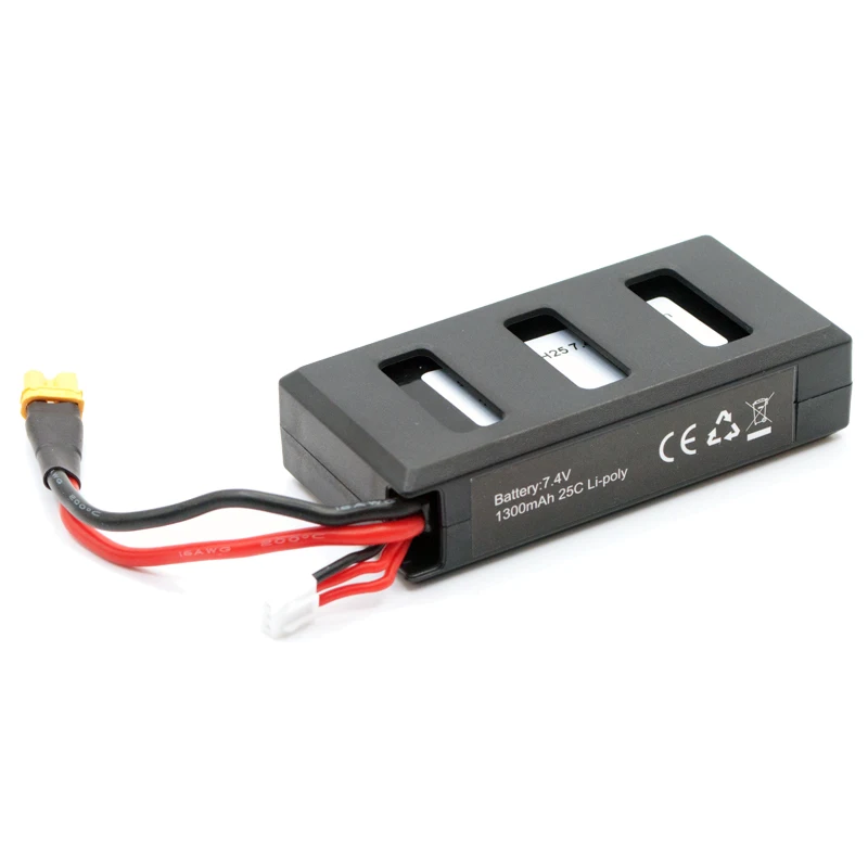 MJX Bugs 6 батарея 7,4 V 1300mAh 25C литиевая батарея для MJX B6 бесщеточный RC Квадрокоптер Запасные Части RC Дрон Li батарея
