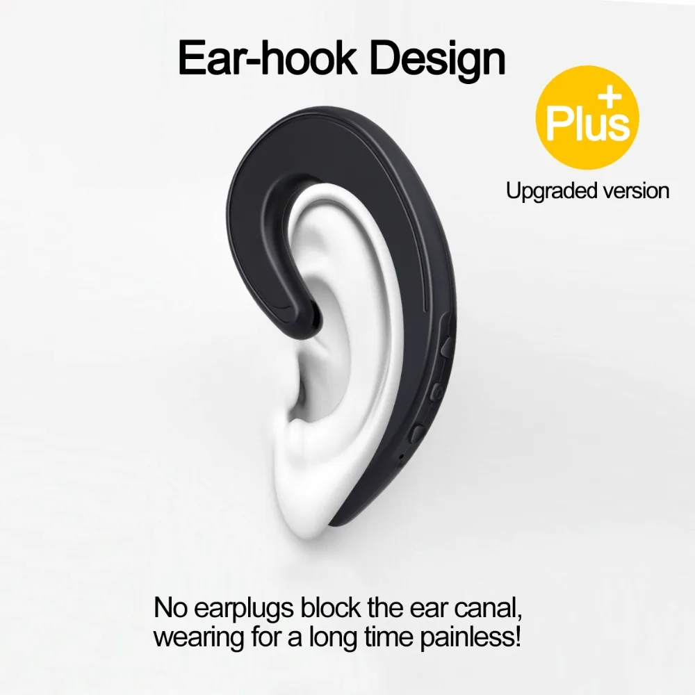 Bluetooth 4 2 наушники с костной проводимостью Earhook Беспроводные спортивные гарнитура