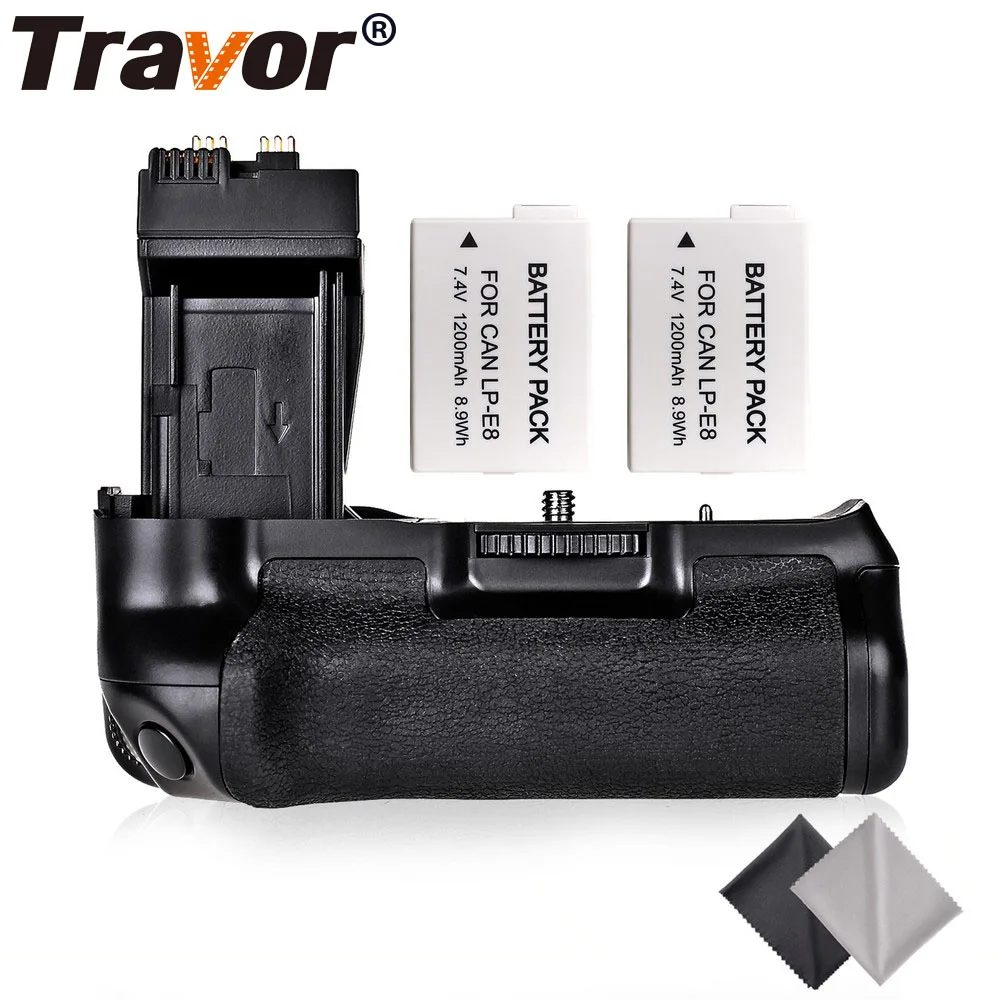 Профессиональный Аккумулятор Travor для цифровых зеркальных камер Canon EOS 550D 600D Rebel T2i