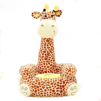 Sofa Baby Seat Beanbag Cartoon Kawaii Cute Giraffe Children Sofa for Kids Sleeping Bed Baby Nest Puff Chair Bean Bag Plush Toys
