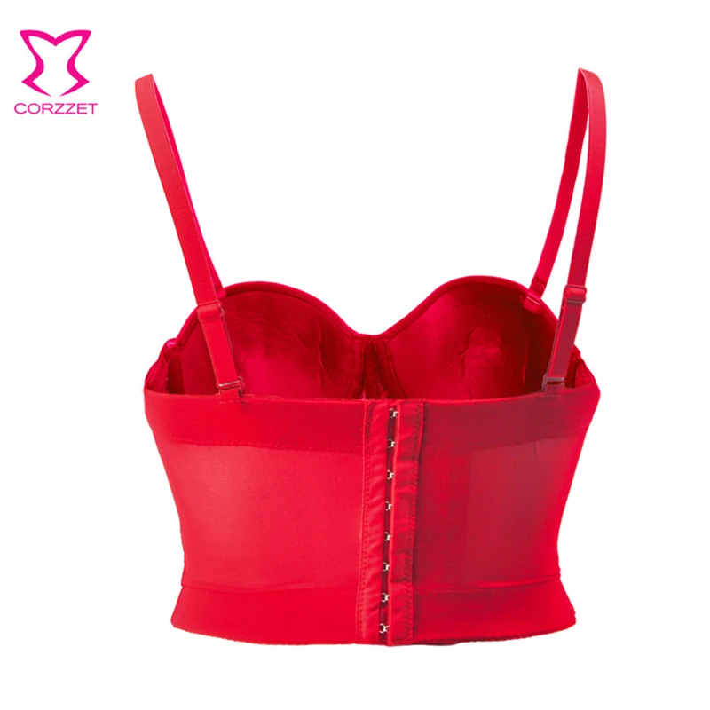 Женский бюстгальтер с чашками пуш ап красного цвета|Бюстгальтеры| |
