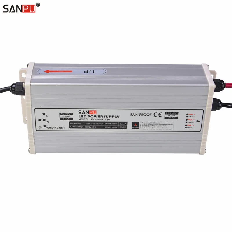 Светодиодный переключатель режима питания 400 Вт 24 В постоянного тока 16 А Драйвер