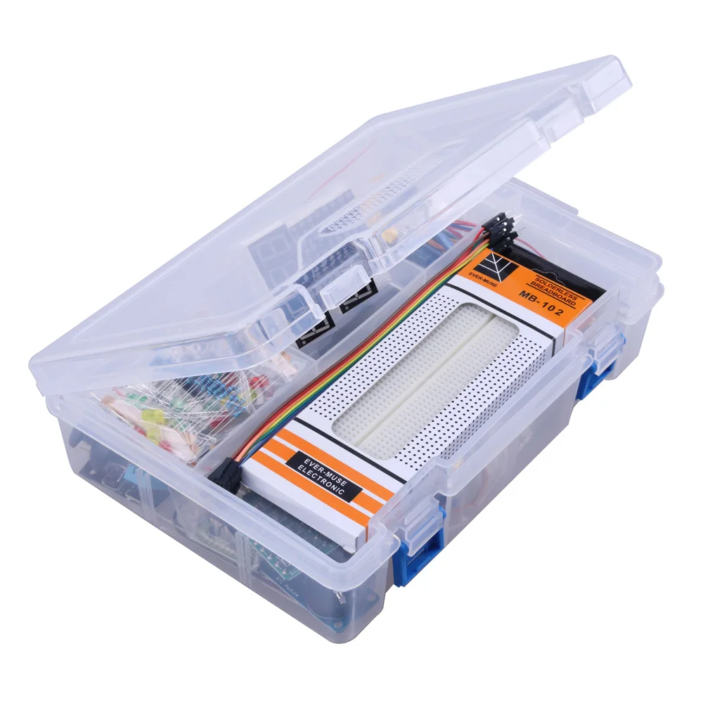 UNO R3 Комплект обновленная версия для Arduino стартовый комплект RFID Обучающий набор шаговый двигатель+ ULN2003 1 комплект