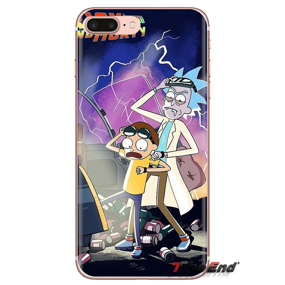 Cartoon Comic Meme Rick And Morty Soft Bag Case For Xiaomi Mi3 Samsung A10 A30 A40 A50 A60 A70 Galaxy S2 Note 2 Grand Core Prime |