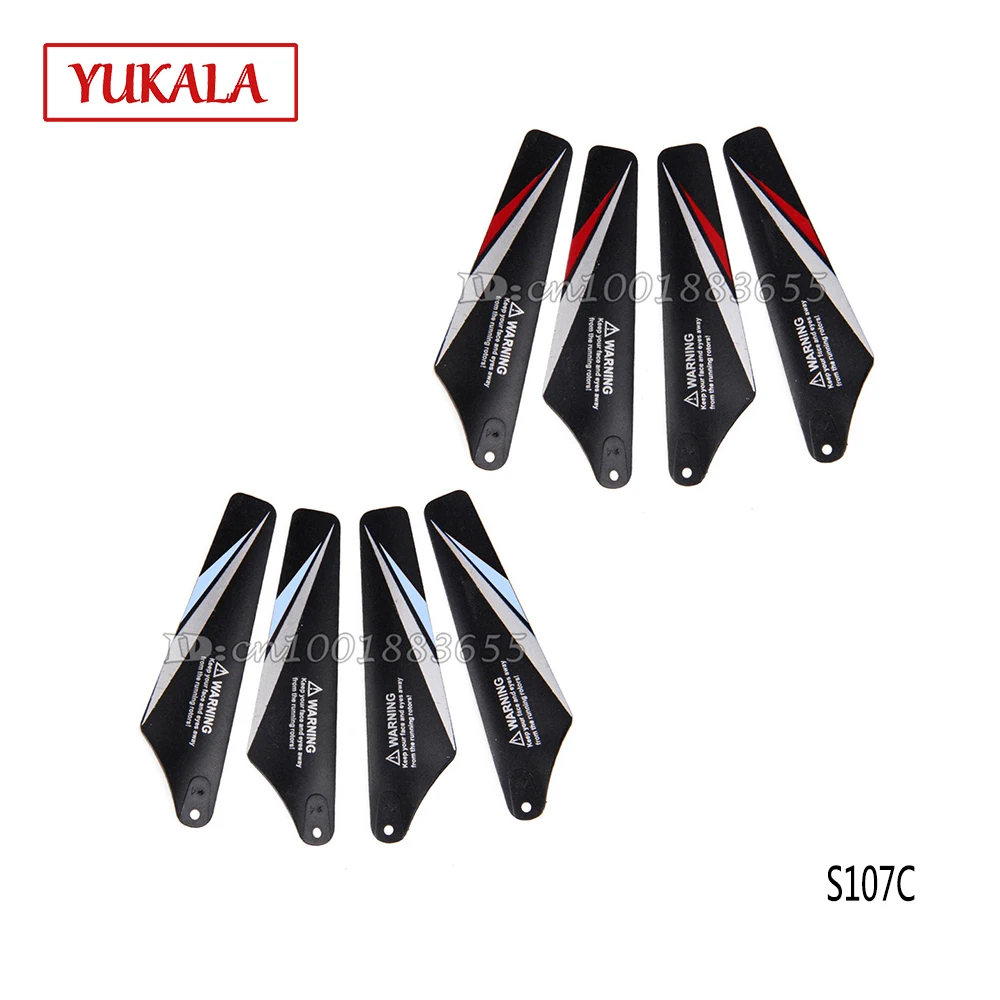 

Free shipping Wholesale SYMA S107c spare parts Main Blades S107c-02 for S107c RC Helicopter from origin factory