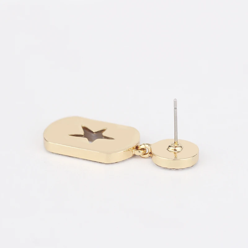 Новинка 2018 года дизайн модные женские туфли Jewelry ацетат длинные подвески сережки