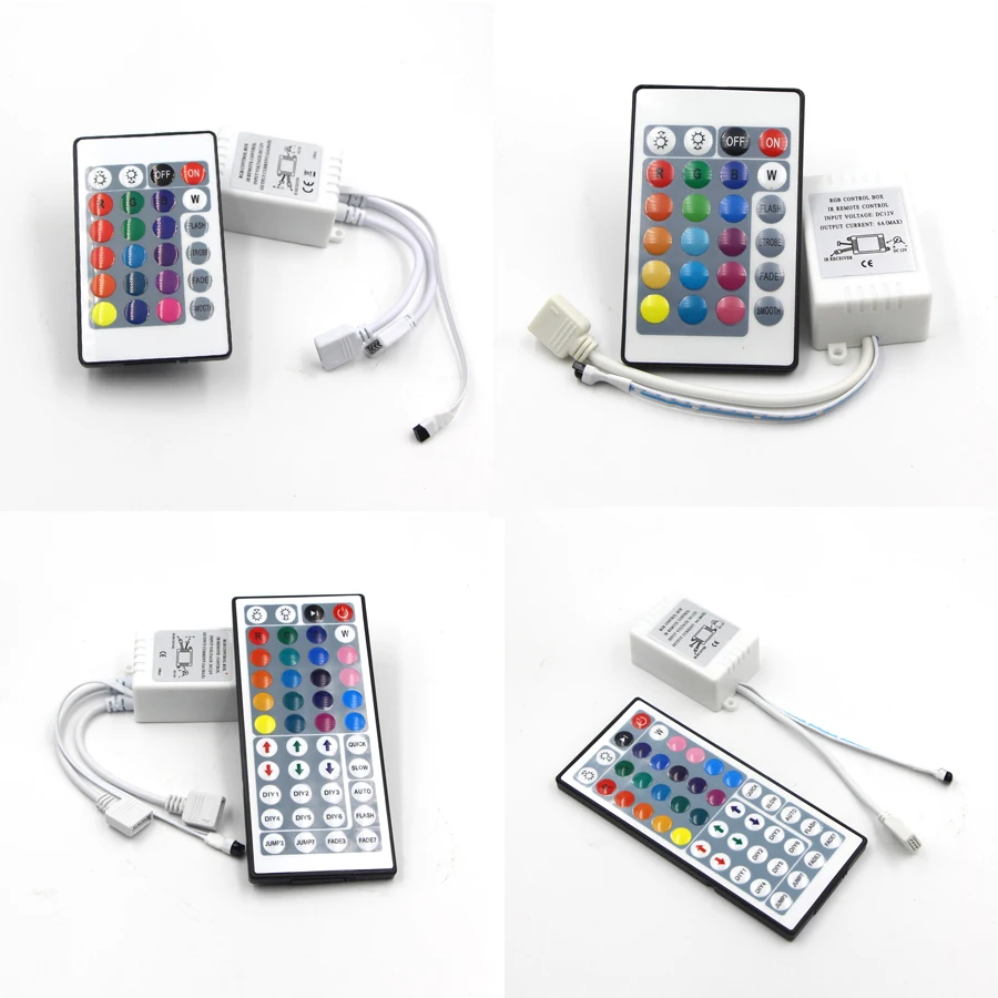 DC12 24V 6A 24/44 ИК пульт дистанционного управления RGB светодиодный контроллер коробки