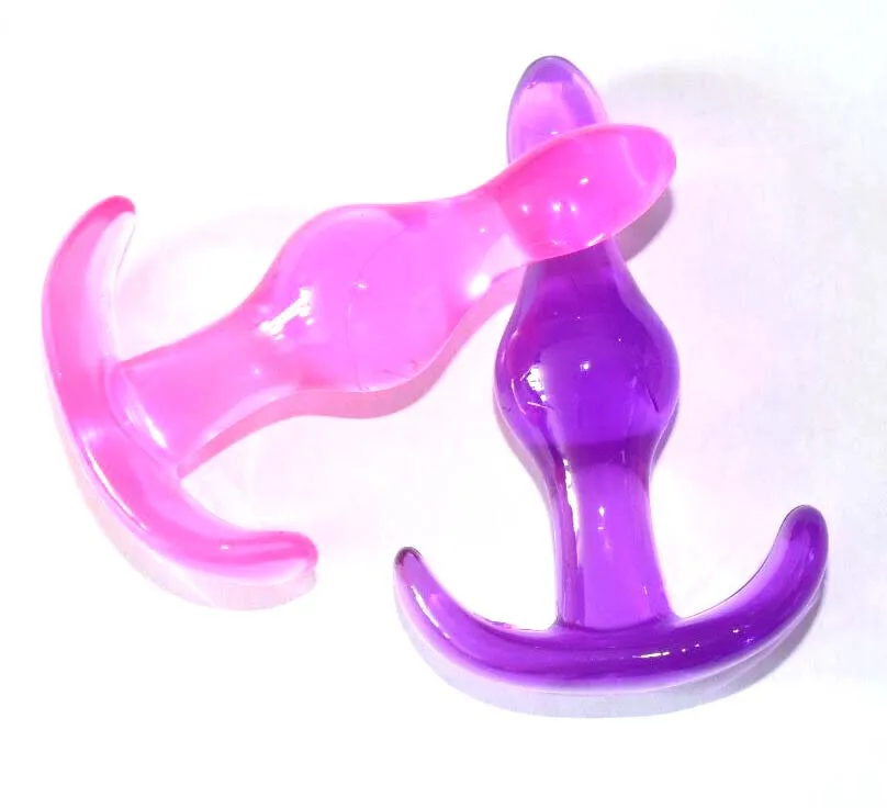 Анальная пробка Jelly Dong желейные Анальные игрушки ощущение настоящей кожи