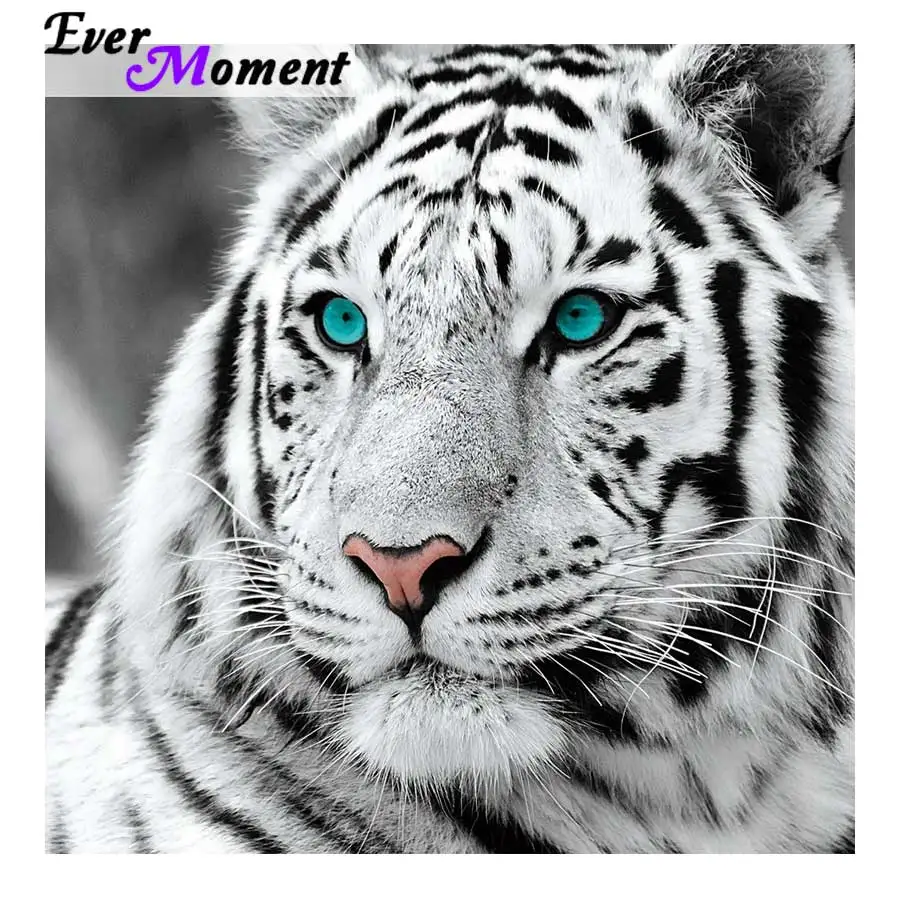 Алмазная живопись Ever Moment алмазная вышивка Тигр сделай сам стразы мозаика