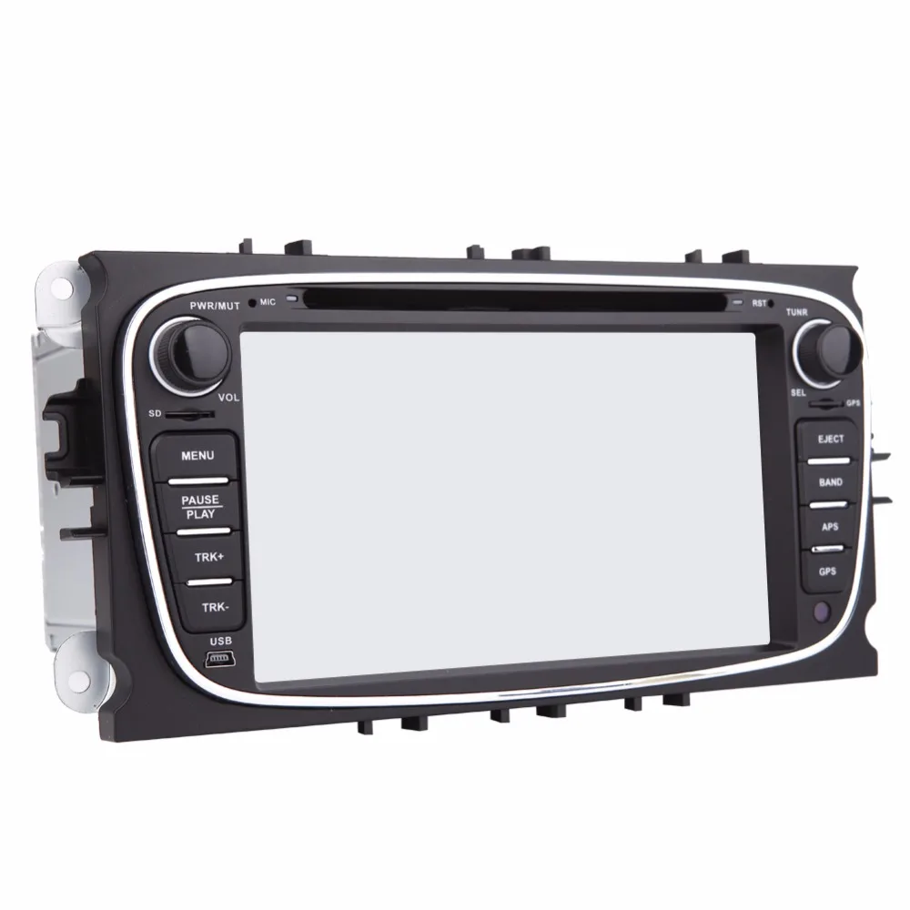 2 Din Автомобильный dvd плеер на основе Android gps навигация для Ford Focus Mondeo 2012 2016 аудио