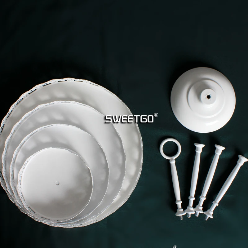 Кружевные белые подставки для торта на свадьбу день рождения товары дома